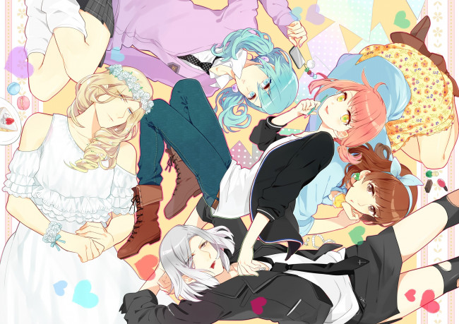 Обои картинки фото аниме, uta no prince-sama, поющий, принц