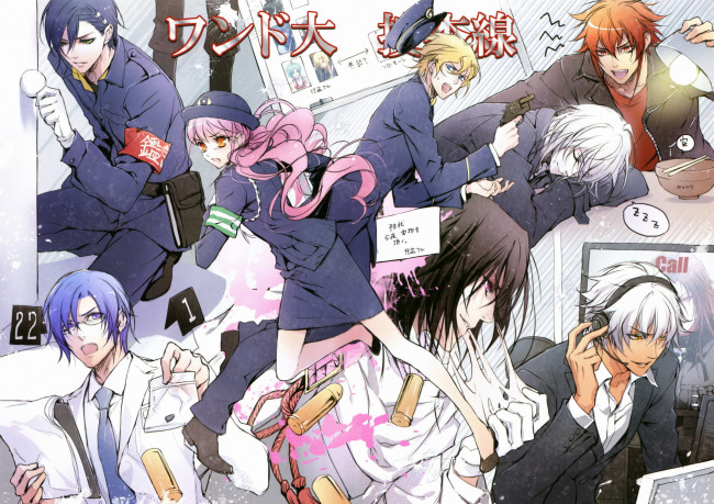 Обои картинки фото аниме, wand of fortune, парни