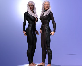 Картинка 3д+графика люди+ people фон взгляд девушки