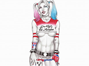 Картинка рисованное комиксы девушка фон взгляд тату