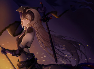 Картинка аниме fate stay+night девушка