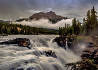 Картинка природа водопады простор