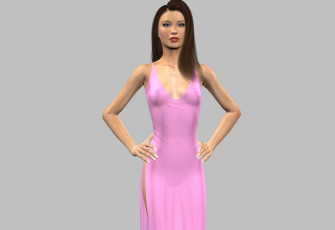 Картинка 3д+графика люди+ people фон взгляд девушка