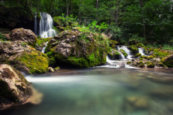 Картинка природа водопады простор