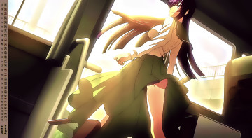 Картинка календари аниме девушка