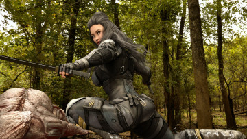 Картинка 3д+графика фантазия+ fantasy девушка взгляд фон