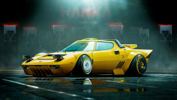 Картинка фэнтези транспортные+средства lancia stratos