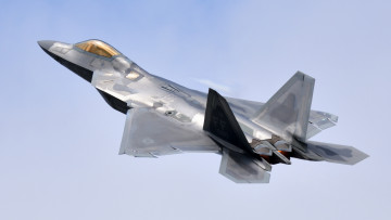 Картинка lockheed+martin+f-22a+raptor авиация боевые+самолёты ввс