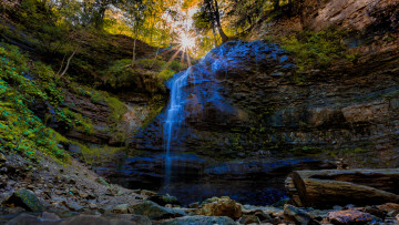 Картинка природа водопады простор