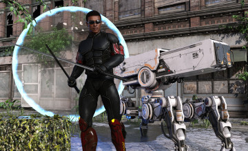 Картинка 3д+графика фантазия+ fantasy взгляд парень фон