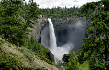 Картинка природа водопады простор