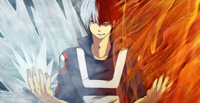 Обои картинки фото аниме, boku no hero academia, моя, геройская, академия