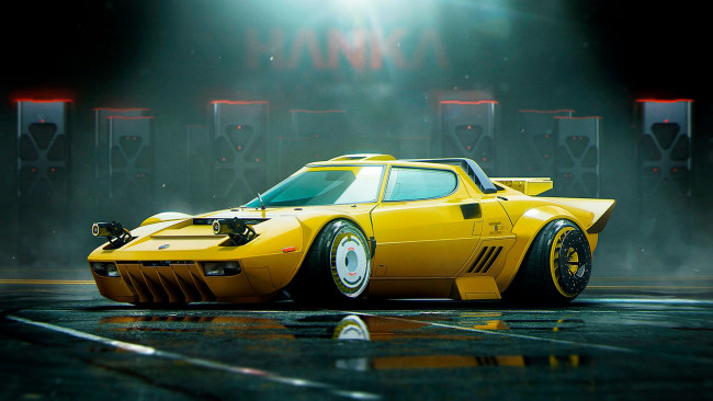 Обои картинки фото фэнтези, транспортные средства, lancia, stratos