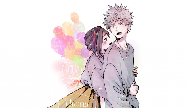 Обои картинки фото аниме, boku no hero academia, моя, геройская, академия