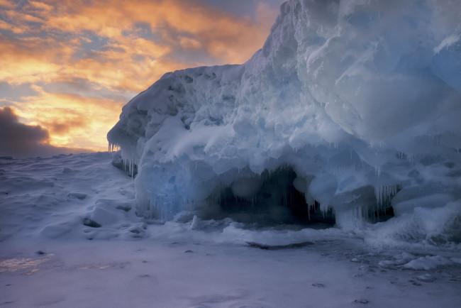 Обои картинки фото природа, зима, простор