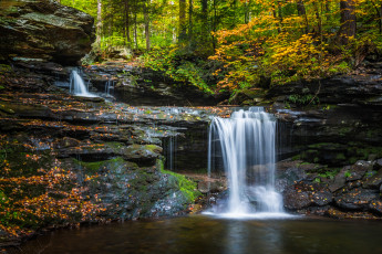 Картинка природа водопады водопад река камни