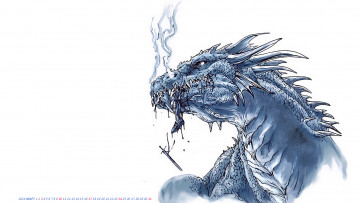 Картинка календари фэнтези дракон
