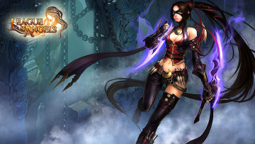 Картинка видео+игры league+of+angels оружие развалины цепи девушка