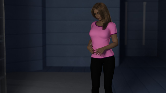 Обои картинки фото 3д графика, фантазия , fantasy, фон, взгляд, девушка