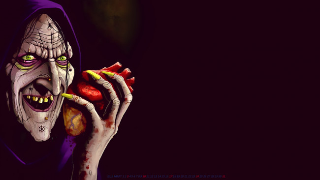 Обои картинки фото календари, фэнтези, эмоции, лицо, сердце