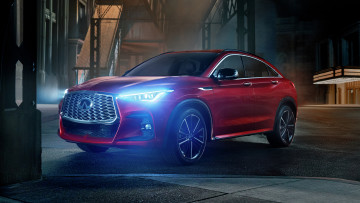 Картинка автомобили infiniti красный 2022 qx55 awd