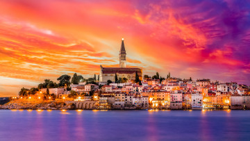 обоя города, ровинь , хорватия, ровинь