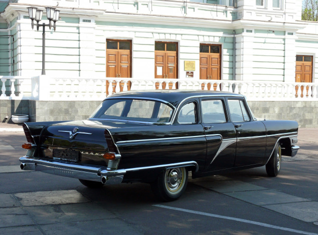 Обои картинки фото газ- 13 чайка, автомобили, газ, газ-, 13, чайка, автомобиль, ретро, классика