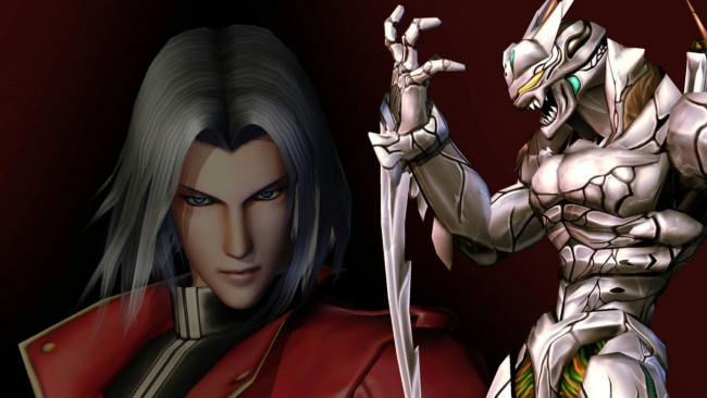 Обои картинки фото видео игры, bloody roar 3, парень, монстр