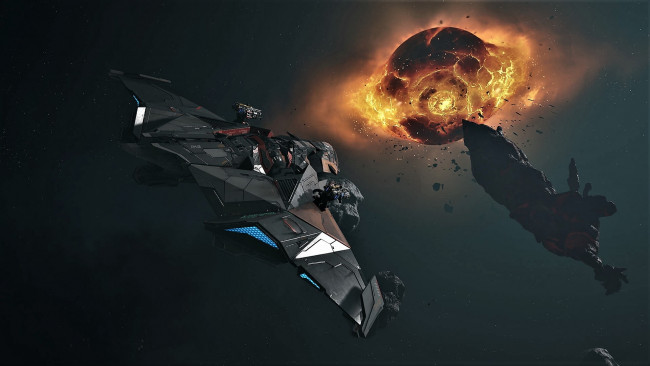 Обои картинки фото видео игры, chorus,  rise as one, космос, корабли, планета, взрыв