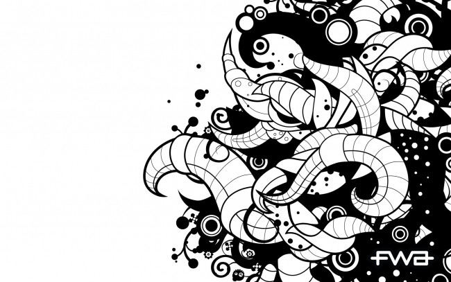 Обои картинки фото векторная графика, -графика , graphics, щупальца