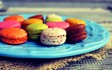 Картинка еда макаруны лакомство ассорти