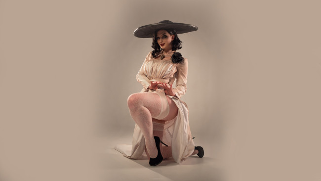 Обои картинки фото мария давыдова , lady melamory, девушки, lady, dimitrescu, resident, evil, 8