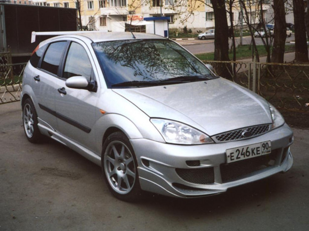 Обои картинки фото ford, focus, hatchback, автомобили