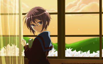 Картинка аниме the melancholy of haruhi suzumiya