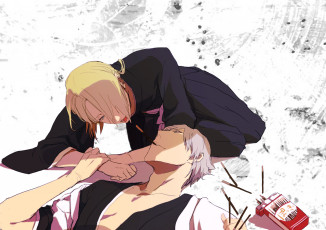 Картинка аниме bleach ichimaru ginm kira izuru