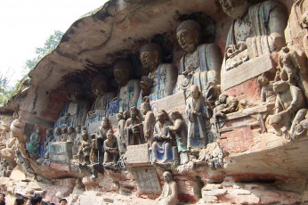 Картинка dazu rock carvings seven to the magic world города исторические архитектурные памятники скульптура история