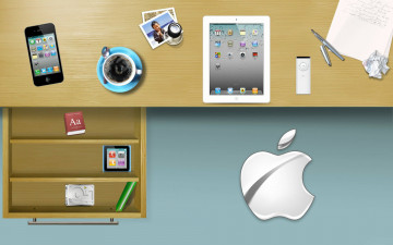 Картинка компьютеры apple логтип яблоко