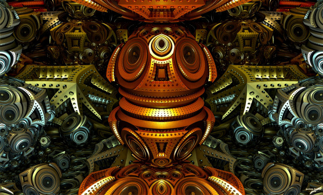 Обои картинки фото 3д, графика, fractal, фракталы, узор, цвета