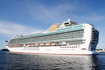 Картинка корабли лайнеры вода огромный круиз