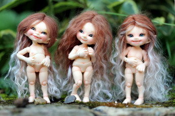 Картинка разное игрушки куклы