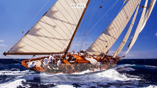 Обои картинки фото календари, спорт, парус
