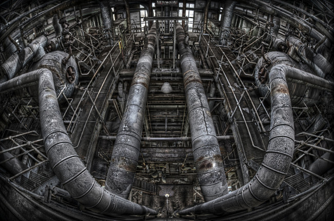 Обои картинки фото разное, строительные, инструменты, запчасти, механизмы, трубы, завод