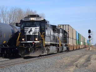 Картинка техника поезда состав локомотив рельсы железная дорога