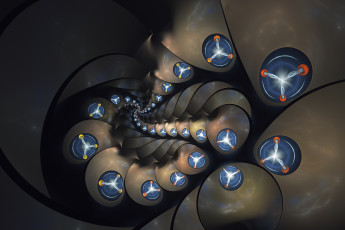 Картинка 3д+графика fractal+ фракталы узор фон цвета