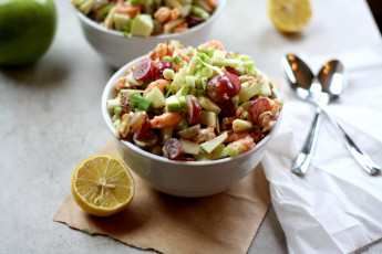 Картинка еда салаты +закуски салат креветки зелень