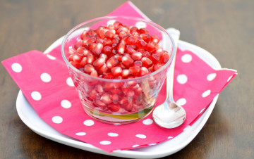 обоя еда, гранат, зерна, граната, салфетка