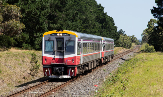 Обои картинки фото техника, поезда, дорога, железная, поезд, рельсы