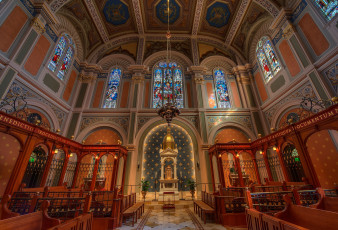 Картинка интерьер убранство +роспись+храма храм