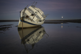 Картинка корабли Яхты судно отлив океан