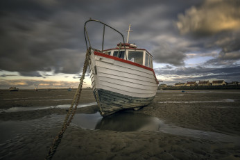 Картинка корабли баркасы+ +буксиры судно океан отлив